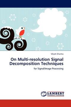 portada on multi-resolution signal decomposition techniques (in English)