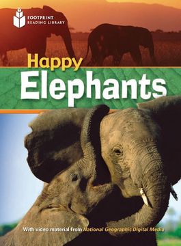 portada Happy Elephants: Footprint Reading Library 800 (en Inglés)