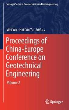 portada Proceedings of China-Europe Conference on Geotechnical Engineering: Volume 2 (in English)