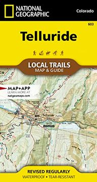 portada Telluride map [Local Trails] (National Geographic Trails Illustrated Map, 603) (en Inglés)