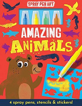 portada Amazing Animals (Spray pen Art) (en Inglés)