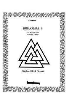 portada Runarmal I: The Runa-Talks: Summer 1991ev (in English)