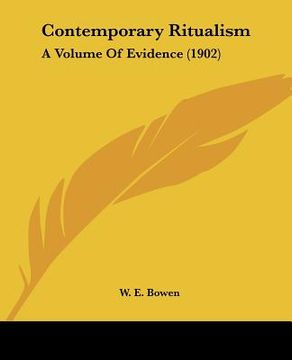 portada contemporary ritualism: a volume of evidence (1902) (en Inglés)