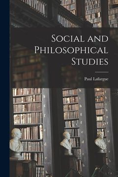 portada Social and Philosophical Studies (in English)