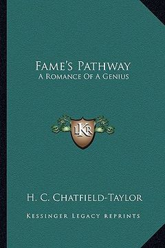 portada fame's pathway: a romance of a genius a romance of a genius (in English)