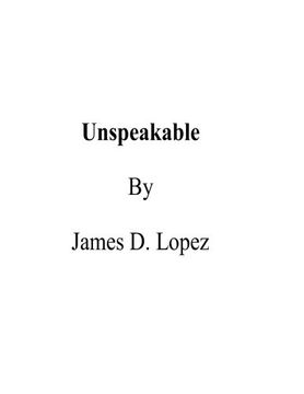 portada Unspeakable (Volume 1)