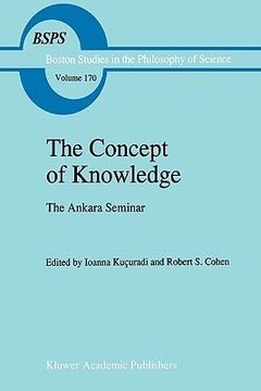 portada the concept of knowledge: the ankara seminar (en Inglés)