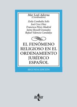 portada El fenómeno religioso en el ordenamiento jurídico español (in Spanish)