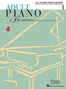 portada Adult Piano Adventures All-In-One Piano Course Book 1: Book With Media Online (en Inglés)