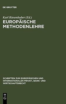 portada Europäische Methodenlehre (in German)