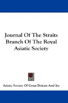 portada journal of the straits branch of the royal asiatic society