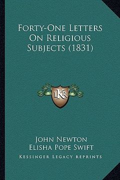 portada forty-one letters on religious subjects (1831) (en Inglés)
