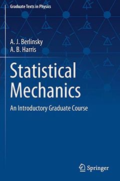 portada Statistical Mechanics: An Introductory Graduate Course (Graduate Texts in Physics) (in English)