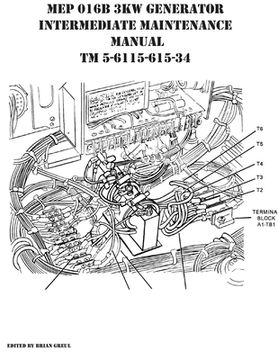 portada MEP 016B 3KW Generator Intermediate Maintenance Manual TM 5-6115-615-34 (in English)