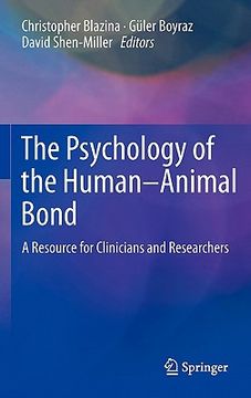 portada the psychology of the human-animal bond: a resource for clinicians and researchers