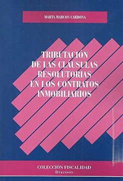 portada Tributacion de las Clausulas Resolutorias en los Contratos i (in Spanish)