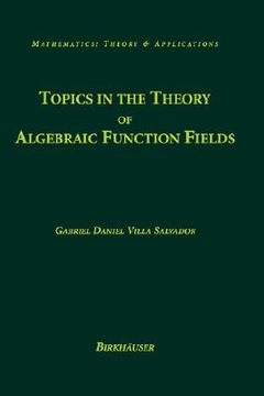 portada topics in the theory of algebraic function fields (en Inglés)