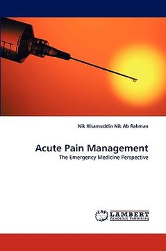 portada acute pain management (in English)