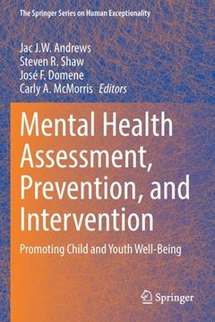 portada Mental Health Assessment, Prevention, and Intervention: Promoting Child and Youth Well-Being (en Inglés)