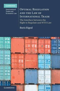 portada Optimal Regulation and the law of International Trade (Cambridge International Trade and Economic Law) (en Inglés)