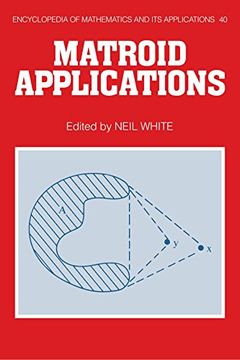 portada Matroid Applications Paperback (Encyclopedia of Mathematics and its Applications) (en Inglés)