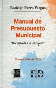 portada MANUAL DE PRESUPUESTO MUNICIPAL 2023