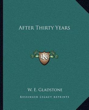 portada after thirty years (in English)