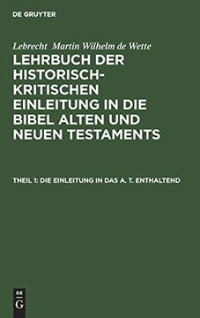 portada Die Einleitung in das a. T. Enthaltend (in German)