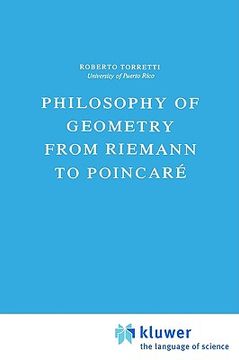portada philosophy of geometry from riemann to poincar (en Inglés)