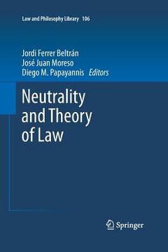 portada Neutrality and Theory of Law (en Inglés)