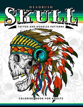 portada Skull Tattoo and Doodles Patterns: A Coloring Books for Adults (in English)