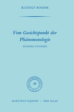 portada Vom Gesichtspunkt Der Phänomenologie (in German)