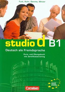 portada Studio d b1: Deutsch als Fremdsprache: Kurs- und Ubungsbuch mit z Ertifikatstraining (Incluye Audio-Cd) (en Alemán)