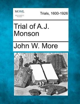 portada trial of a.j. monson (en Inglés)