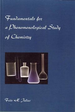 portada Fundamentals for a Phenomenological Study of Chemistry (in English)