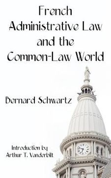 portada french administrative law and the common-law world (en Inglés)