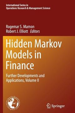 portada Hidden Markov Models in Finance: Further Developments and Applications, Volume II (en Inglés)