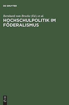 portada Hochschulpolitik im Föderalismus (en Alemán)