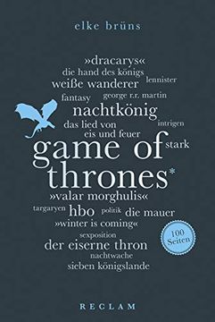 portada Game of Thrones. 100 Seiten (Reclam 100 Seiten) (in German)
