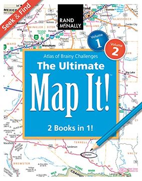 portada Rand Mcnally: The Ultimate map It! ™ Seek & Find Atlas of Brainy Challenges 