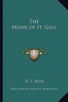 portada the monk of st. gall (in English)