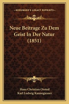 portada Neue Beitrage Zu Dem Geist In Der Natur (1851) (en Alemán)