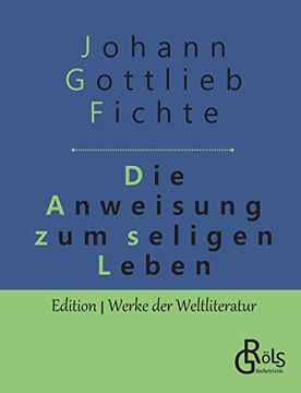 portada Die Anweisung zum Seligen Leben (in German)