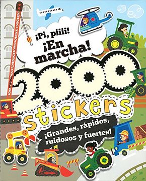 portada 2000 Stickers Grandes Rapidos Ruidosos y Fuertes
