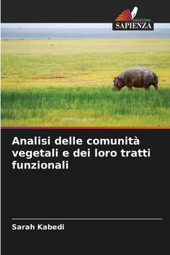 portada Analisi delle comunità vegetali e dei loro tratti funzionali (in Italian)