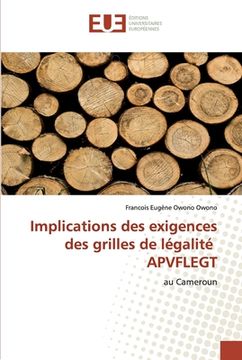 portada Implications des exigences des grilles de légalité APVFLEGT (en Francés)