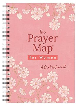 portada The Prayer map for Women [Cherry Wildflowers]: A Creative Journal (Faith Maps) (en Inglés)
