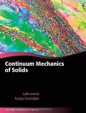 portada Continuum Mechanics of Solids (Oxford Graduate Texts) (en Inglés)