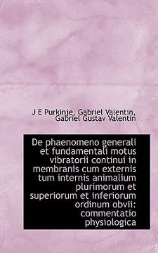 portada de phaenomeno generali et fundamentali motus vibratorii continui in membranis cum externis tum inter