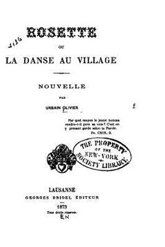 portada Rosette, ou, La danse au village, nouvelle (en Francés)